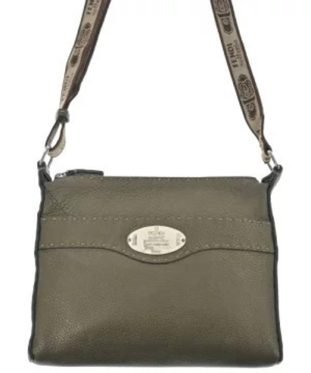 Fendi Shoulder Bag Khaki Green